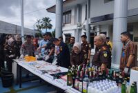 Foto : Pemusnahan Barang Bukti Oleh Kejari Bontang