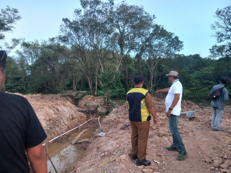 Walikota Bontang Basri Sidak Proyek Box Culvert di Jl Cipto Mangunkusumo