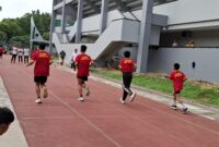 Foto : Kegiatan Latihan Fisik Yang Dilaksanakan DBON Kaltim.
