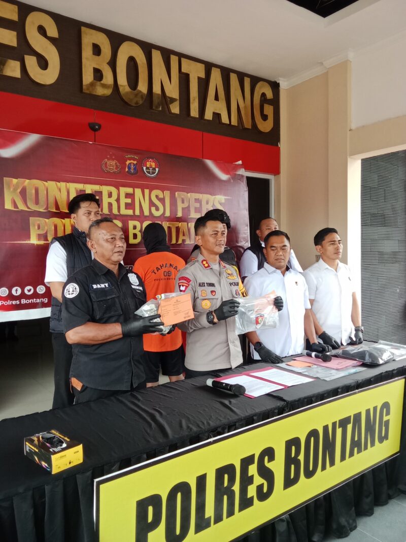 Foto : Konferensi Pers Polres Bontang