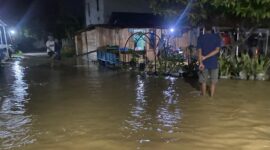 Banjir di Pemukiman Warga Gang Atletik 15 RT 33