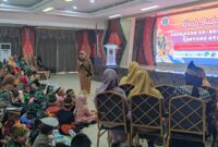 Wali Kota Bontang sekaligus Bunda PAUD se-Kota Bontang, Neni Moerniaeni.