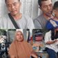 Wagiman (tengah), suami korban meninggal (Sutiah) dan Nyami (bawah) korban longsor di Gang Keluarga, Jalan Gerilya, Samarinda.(Dok.Iknnews.co/Rara)