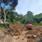 Kondisi pasca bencana longsor yang terjadi di Jalan Gerilya, Gang Keluarga, Kota Samarinda, Selasa (27/5) lalu. (dok. iknnews.co/Rara)