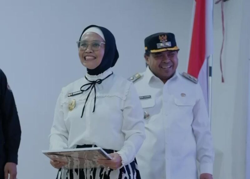 Wali Kota Bontang, Neni Moerniaeni dan Wakil Wali Kota Bontang, Agus Haris. (Doc.istimewa)