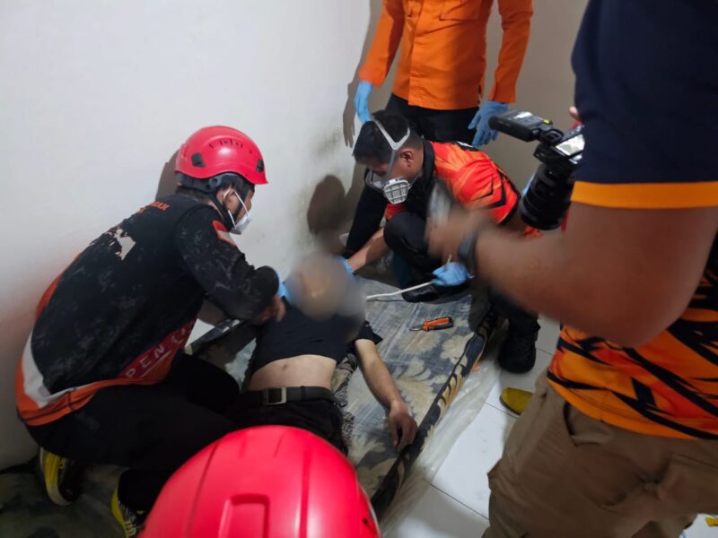 Foto: Proses evakuasi BPBD PPU