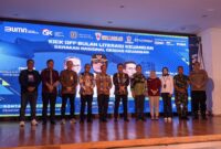 Foto Bersama PT. PNM Dalam Acara Kick Off Bulan Literasi Di Pendopo Rujab Walikota Bontang