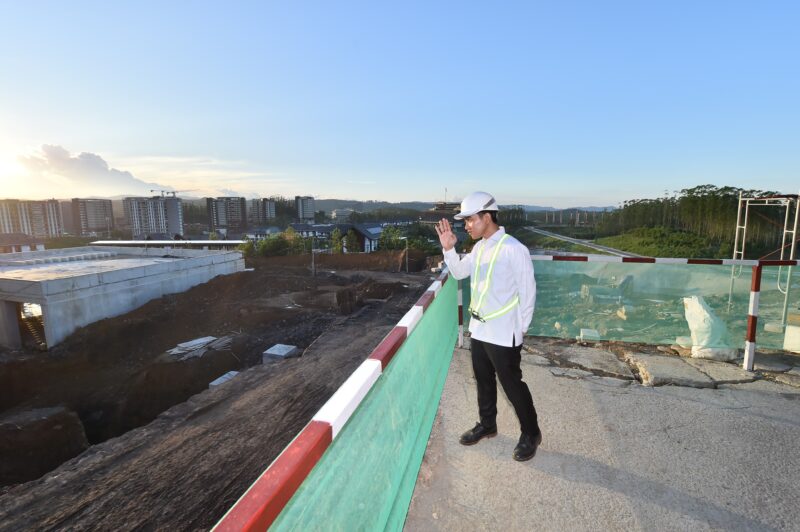 Foto: Kunjungan Wapres RI, Gibran terakhir di IKN. (HumasOIKN)