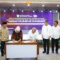 Foto: Kepala OIKN, Basuki Hadimuljono saat teken MOU. (HumasOIKN)