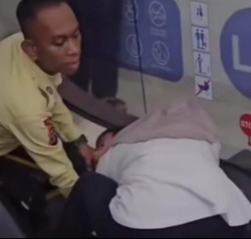 Tangkapan layar video yang beredar di sosial media