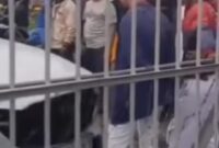 Tangkapan layar video peserta aksi yang beredar di sosial media. (Dok. Istimewa)