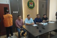 Kejaksaan Negeri Samarinda dalam konferensi pers di Samarinda, Rabu malam (11/6/2025).(Dok. Iknnews.co/Rara)