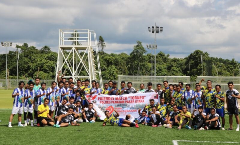 Foto: Kegiatan Trofeo Sepakbola Polres PPU. (HumasPolri)