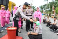 Foto: Upacara pelantikan 33 personel Polres PPU. (Humas)