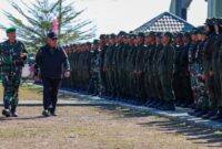 Foto: CPNS OIKN Yang ikut pelatihan bela negara. (Humas)