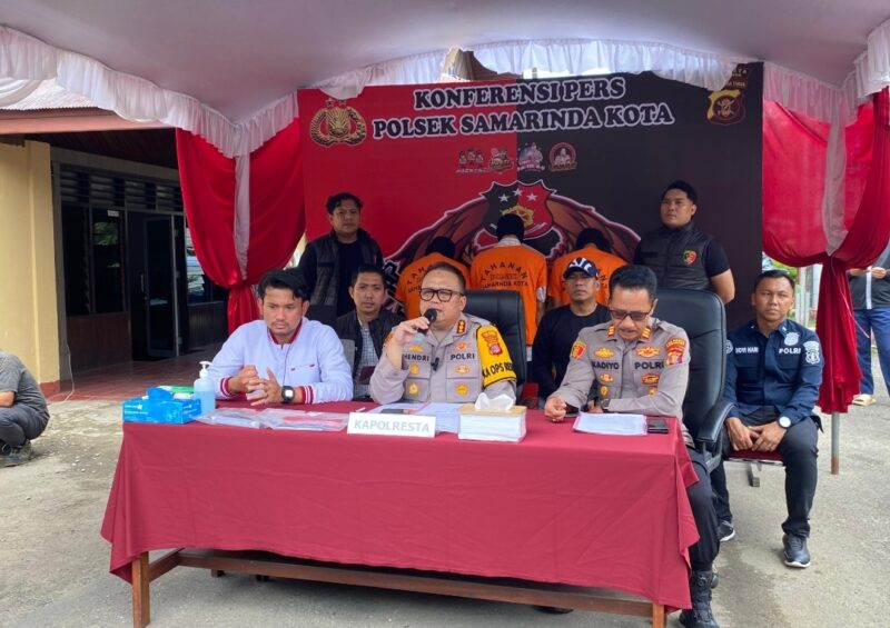 Konferensi Pers Polresta Samarinda