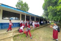 Lingkungan sekolah SMP Negeri 8 Samarinda. (Dok. IKNNews.co/Rara)